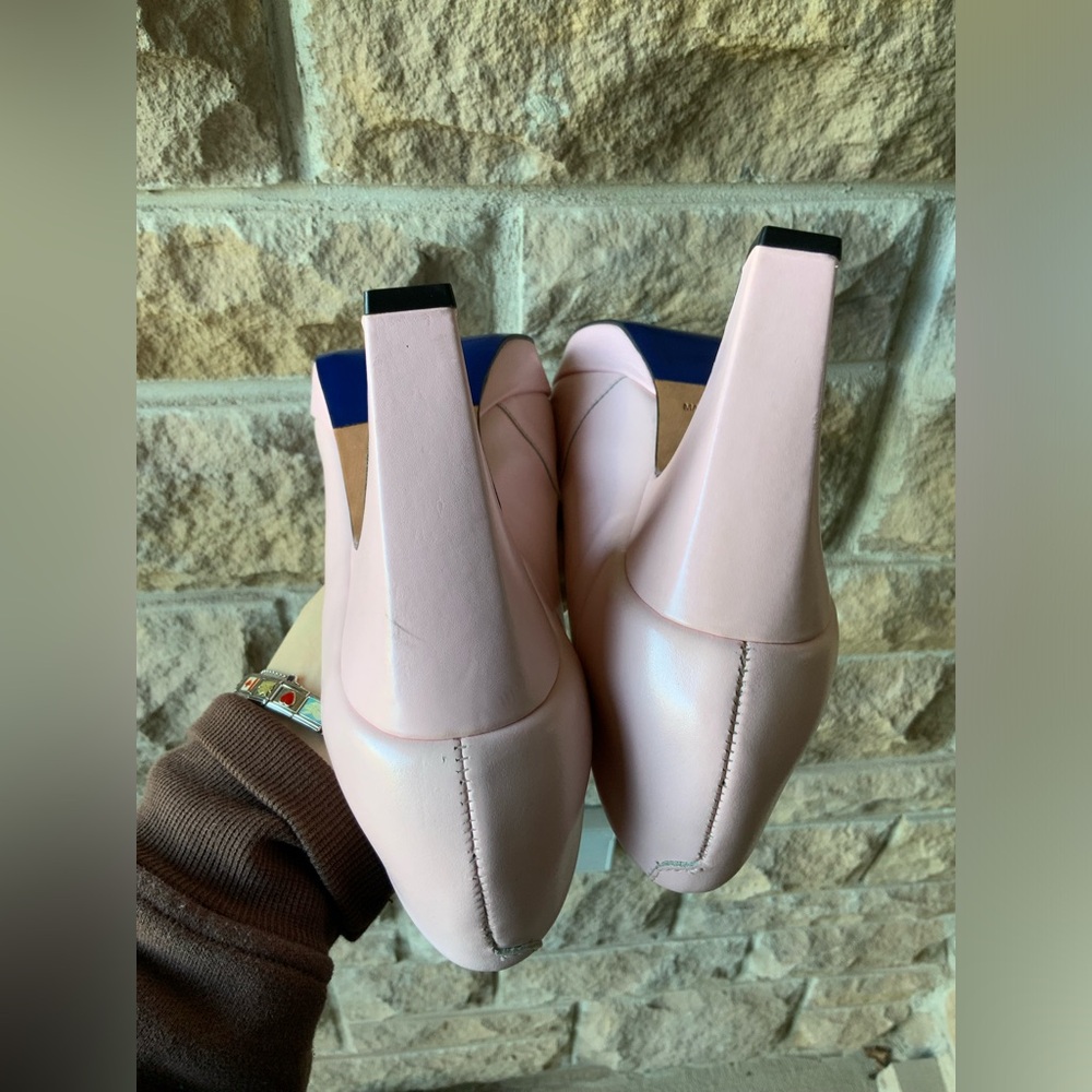 💗 DR LIZA Shirley Pink Pump Heels Orthopaedic Comfort Leather Size 9 like new - Picture 13 of 16